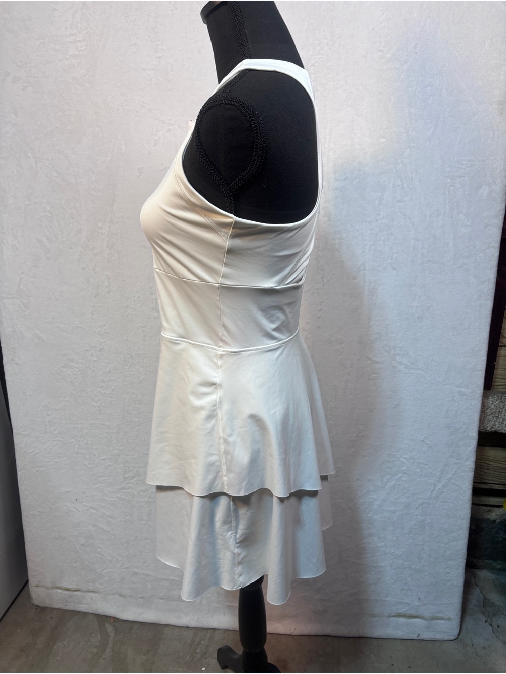 Athleta M Break Point Dress Medium Pacific White - Picture 5 of 13
